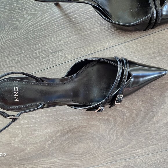 Leather Sling Back Shoe - Picture 2 of 5